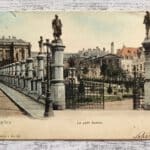 AK Bruxelles Petit Sablon Architektur Sehenswürdigkeit Ansichtskarte alt Vintage