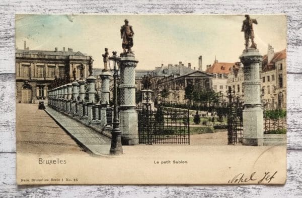 AK Bruxelles Petit Sablon Architektur Sehenswürdigkeit Ansichtskarte alt Vintage