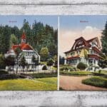 AK Kirneck Waldeck Erholungsheim Villingen Architektur Ansichtskarte alt Vintage