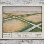 Mars Flug Weltenraum Astronomen Palmin Post Sammelbild 123 Werbung alt Reklame