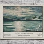 Mitternachtssonne Flug Weltenraum Nordpol Palmin Post Sammelbild 123 Werbung alt