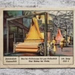 Weben Seide Seidenraupe Stoff Palmin Post Sammelbild 156 Reklame Vintage Deko