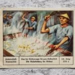 Aufarbeitung Kokon Seidenraupe Faden Asien Palmin Post Sammelbild 156 Reklame