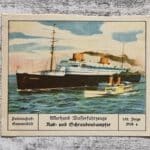 Rad Schraubendampfer Wasserfahrzeuge Palmin Post Sammelbild 152 Reklame alt Deko