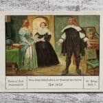 1670 Gesellschaftskleid Wandel Zeiten Palmin Sammelbild 63 Reklame Vintage Deko