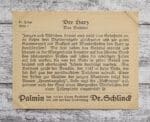 Bodetal Harz Wandern Urlaub Berg Palmin Post Sammelbild 47 Reklame Vintage alt – Bild 2