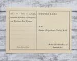 Kiepenheuer Verlag Berlin Charlottenburg Buchkarte Reklame Vintage Drucksache