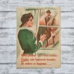 1955 Sandorn Vollfrucht Donath Frischer Tagewerk Mann Frau Werbung Vintage Deko