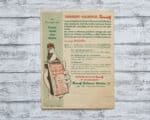 1955 Sandorn Vollfrucht Donath Frischer Tagewerk Mann Frau Werbung Vintage Deko – Bild 3
