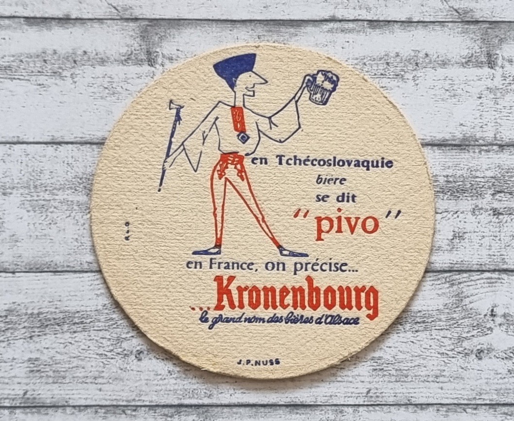 BD00729-001 Kronenbourg | Tschechien & Russland | Bierdeckel – Bild 1