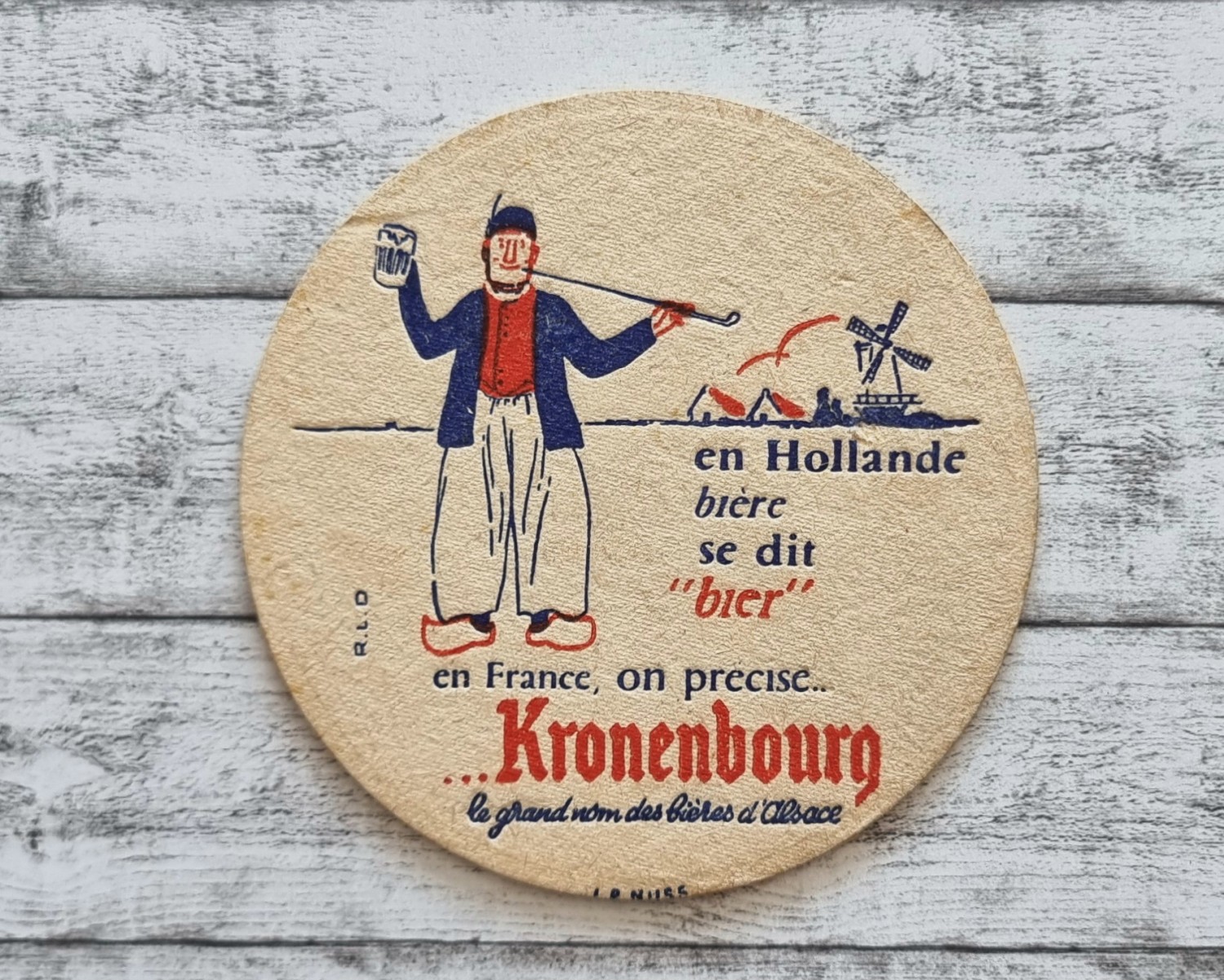 BD00825-001 Kronenbourg | Hollande & USA | Bierdeckel – Bild 1