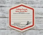 Stuttgarter Hofbräu | Hofbräu-Freunde loben | Bierdeckel